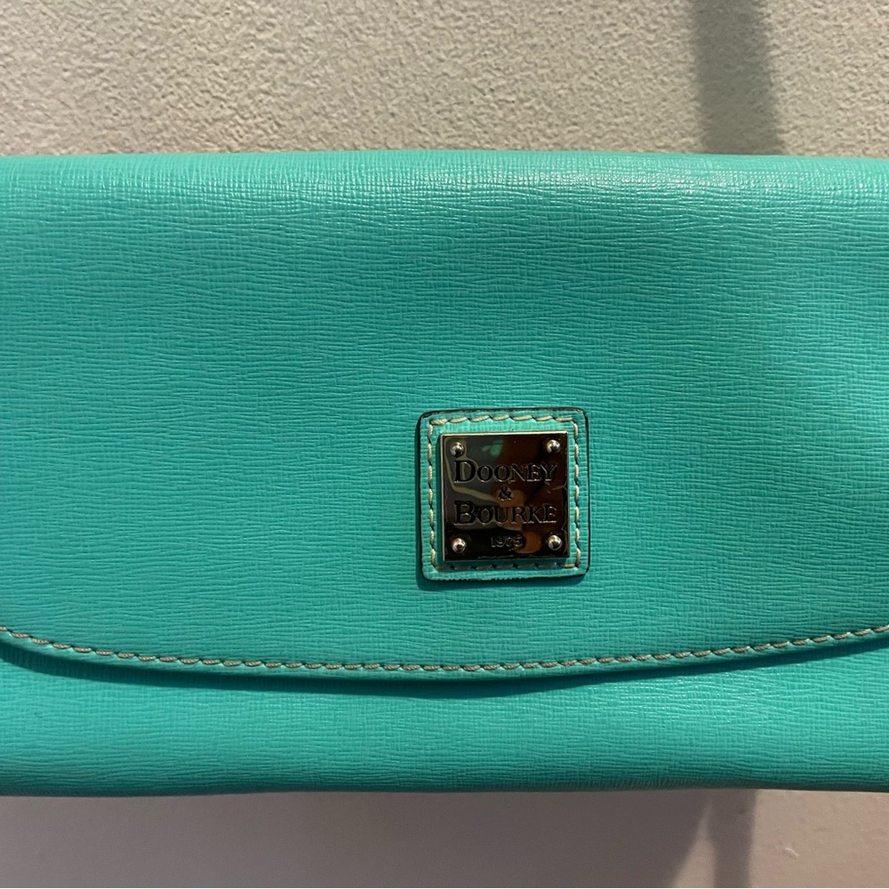 Dooney and Bourke Turquoise Crossbody Bag